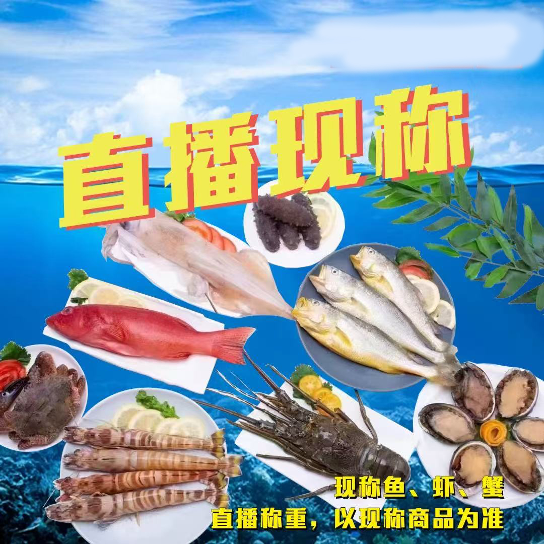 新鲜海鲜现称总重10-10000克/只【保鲜不保活】