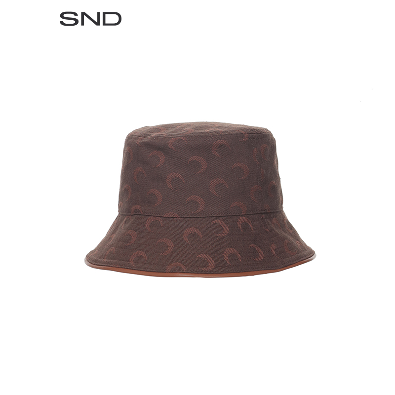 【MARINE SERRE 设计师品牌】SND SS25 提花斜纹渔夫帽