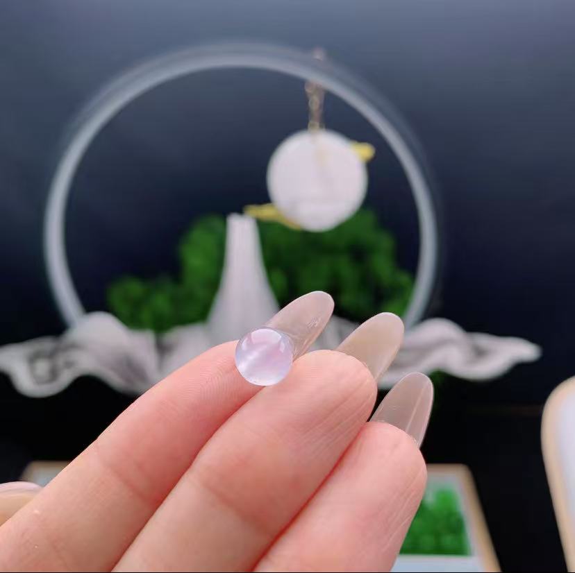 卡6+高冰白月光翡翠单珠（多样性发其一）