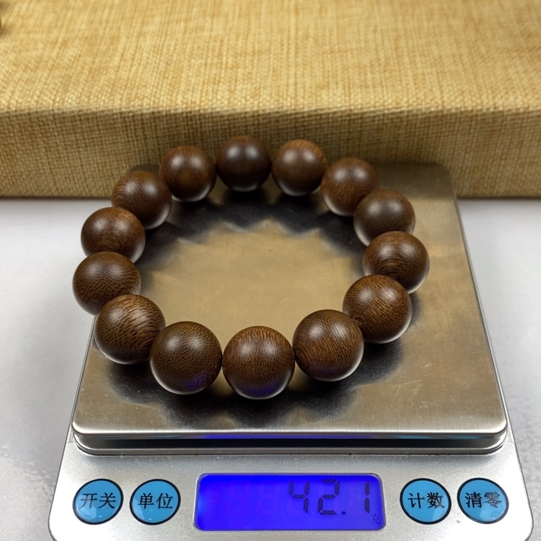 A***铭沉香手串芽庄红土沉香