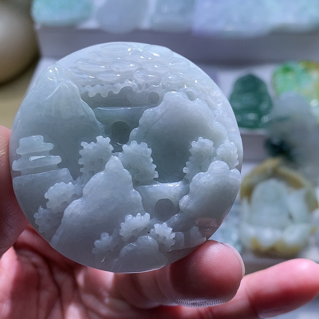 【闪购商品】翡翠颈饰未镶嵌1111111111111