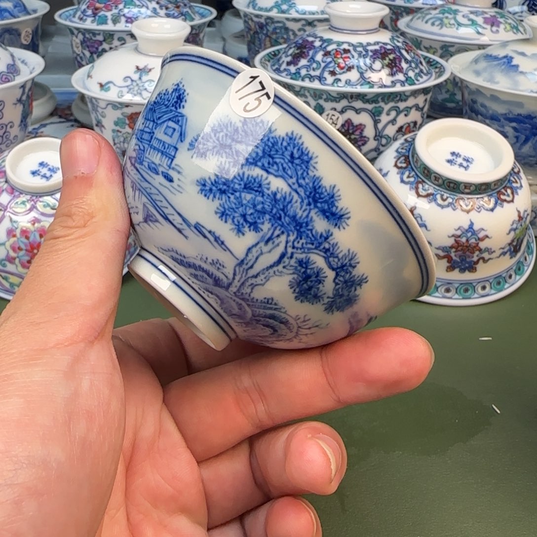 彦祖纯手工手绘茶具175