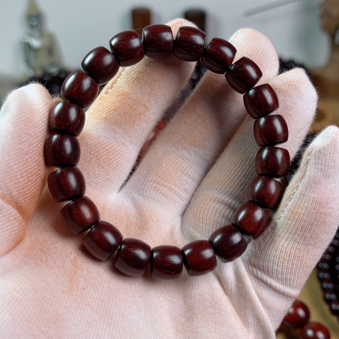 手串/手链小叶紫檀9/10直切高油密带金星福利款