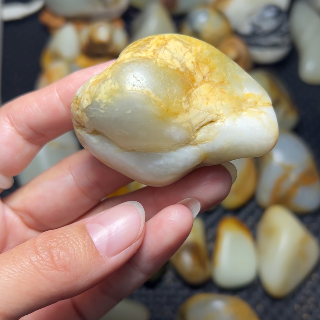 和田玉未镶嵌挂件A35