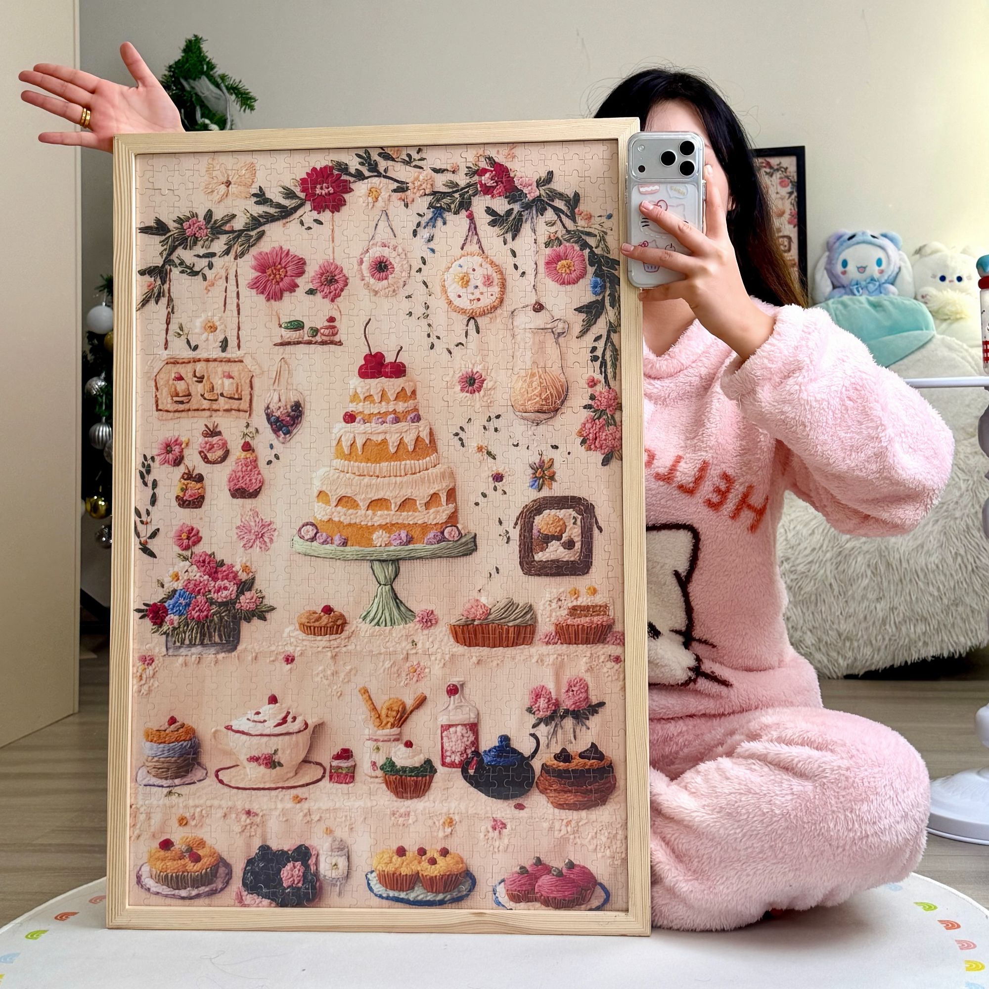 【刺绣款】Ezz图韵小铺正品《生日派对》300/500/1000高清木质拼图