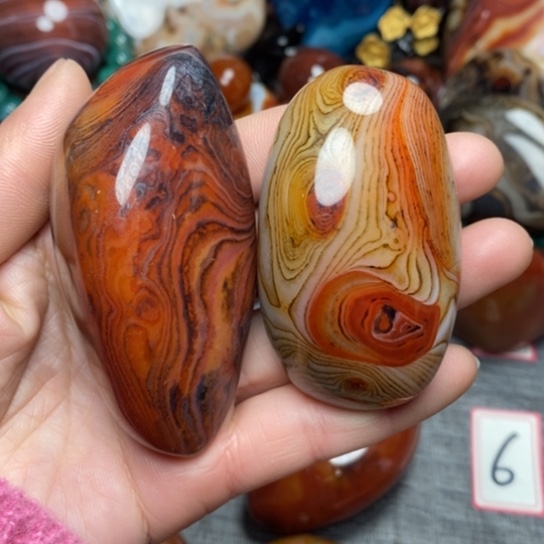 玛瑙/玉髓珠宝奇石未镶嵌红**末