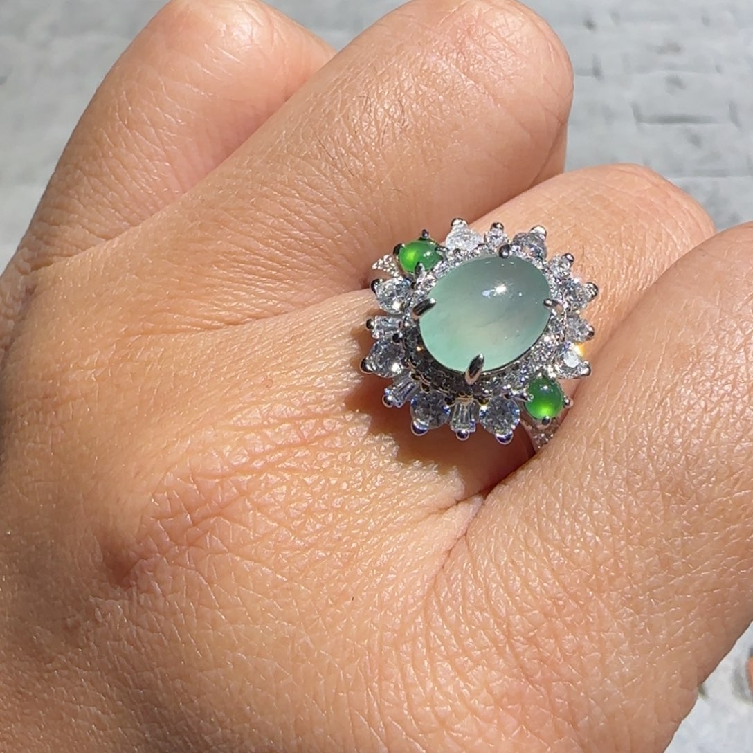 翡翠未镶嵌戒指翡翠