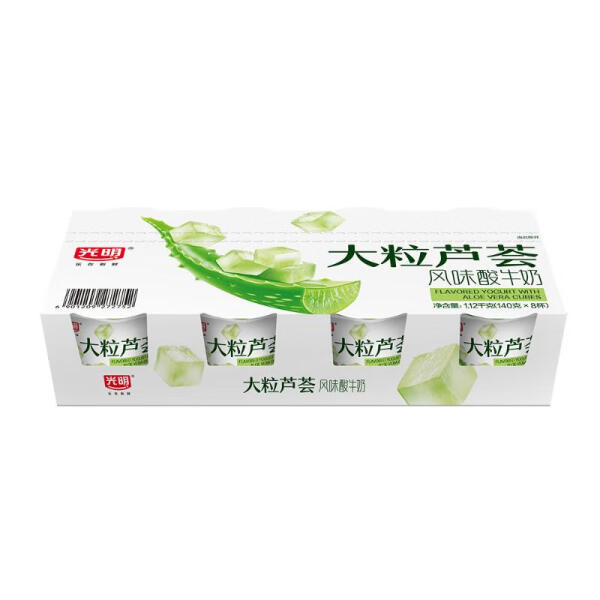 光明 大粒芦荟风味酸牛奶 1.12千克(140克x8杯)