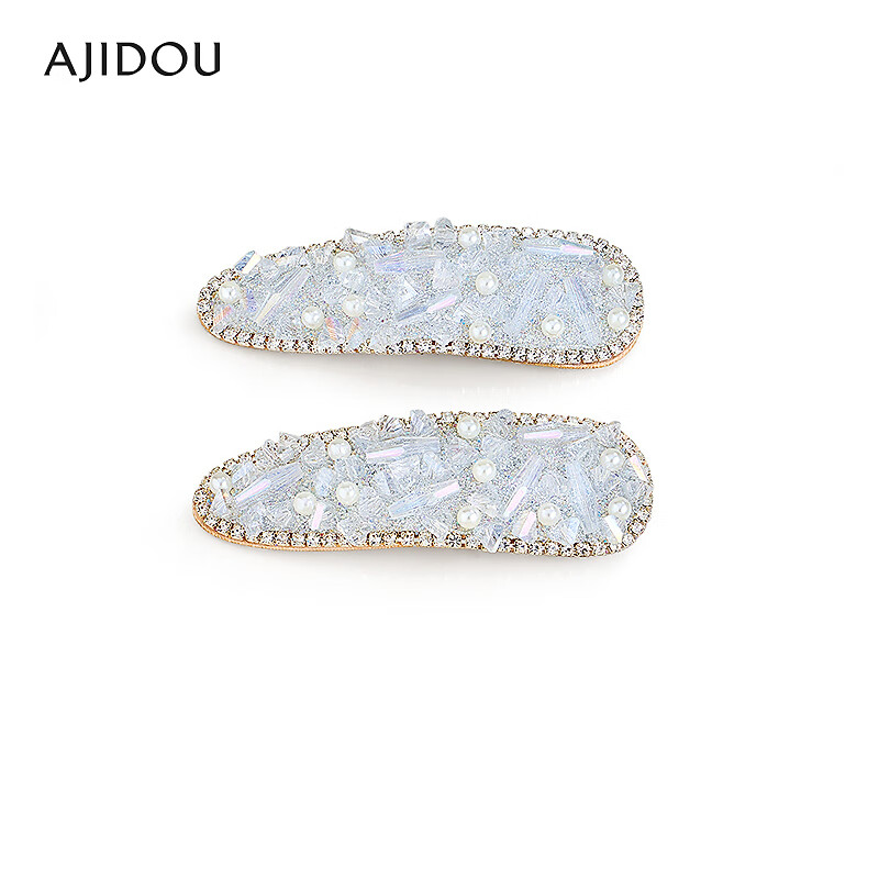 AJIDOU阿吉豆发饰女款闪耀侧边夹一字夹