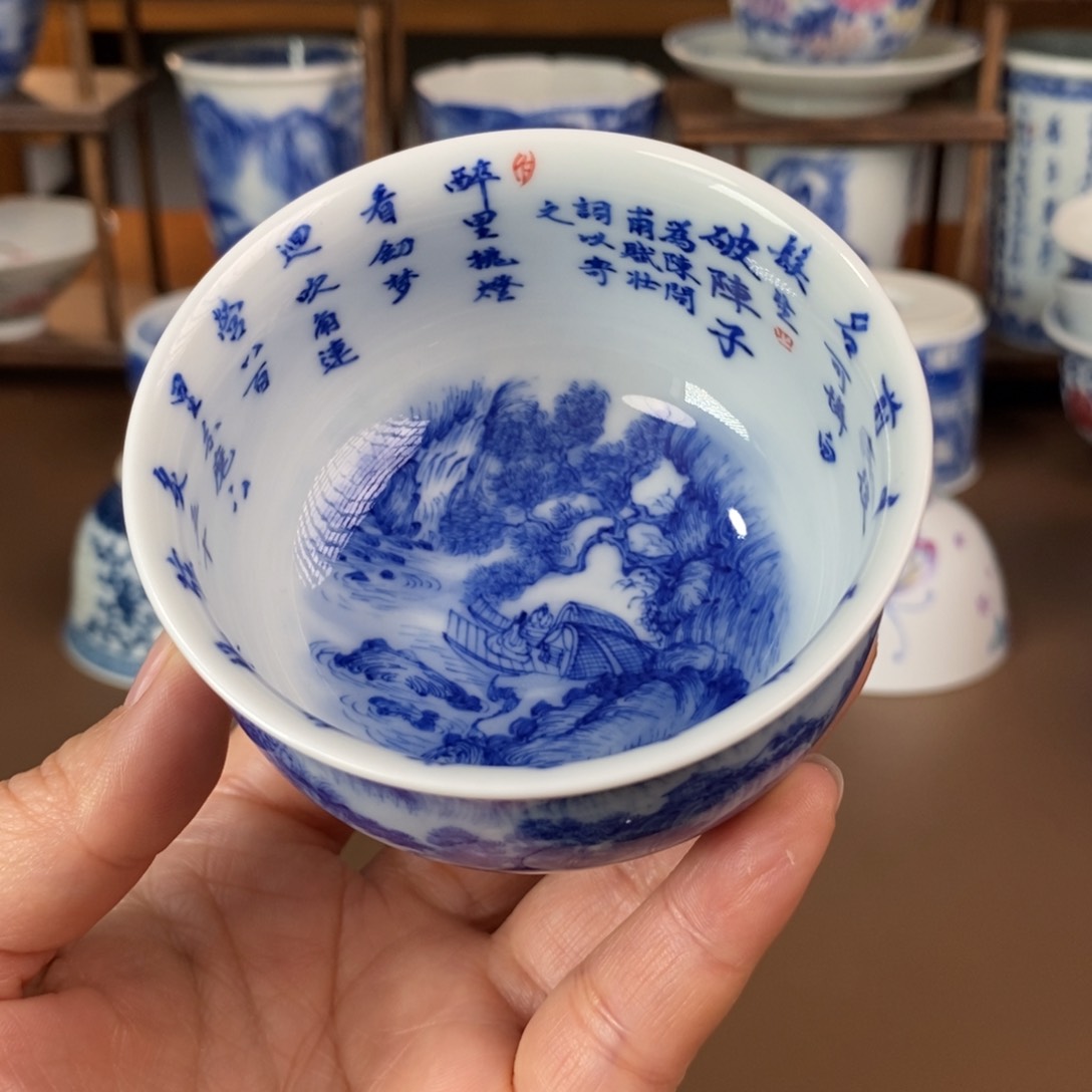 景德镇陶瓷手工手绘