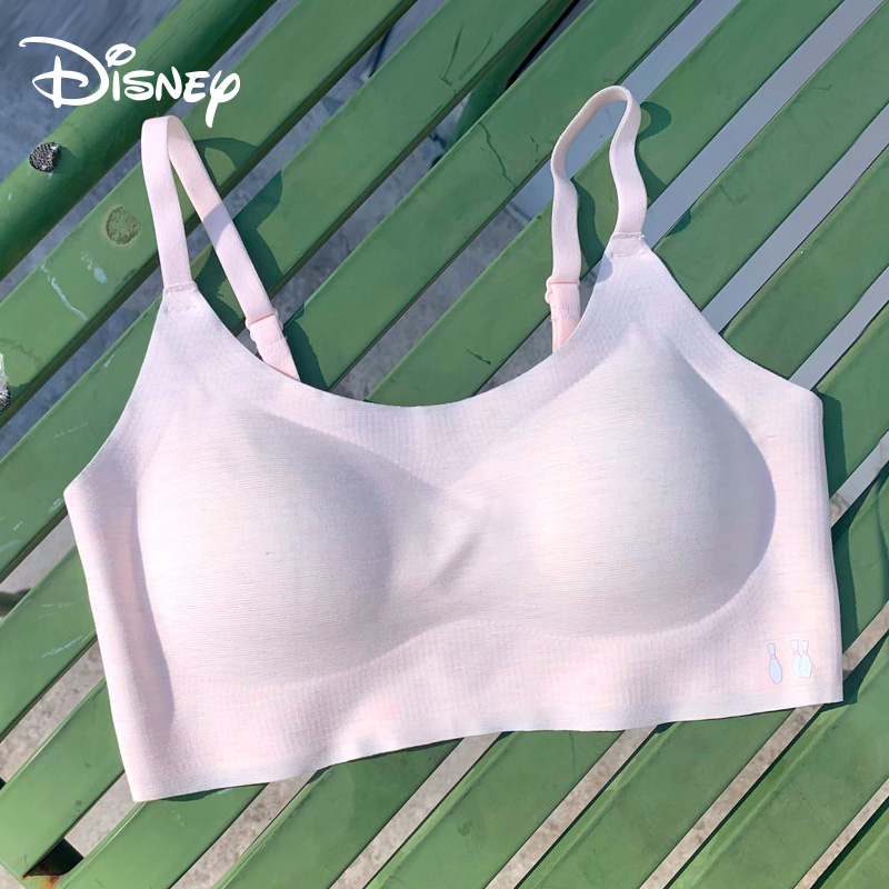 【拍一发二】迪士尼透气背心式极简风少女衣无痕发育期文胸EDU00012
