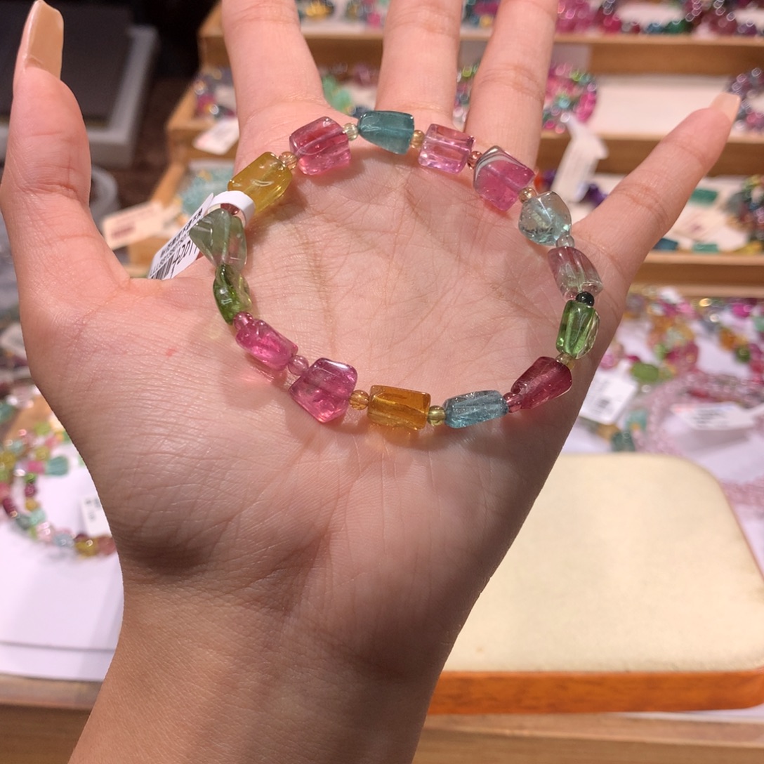 手串未镶嵌碧玺多样性发货其一