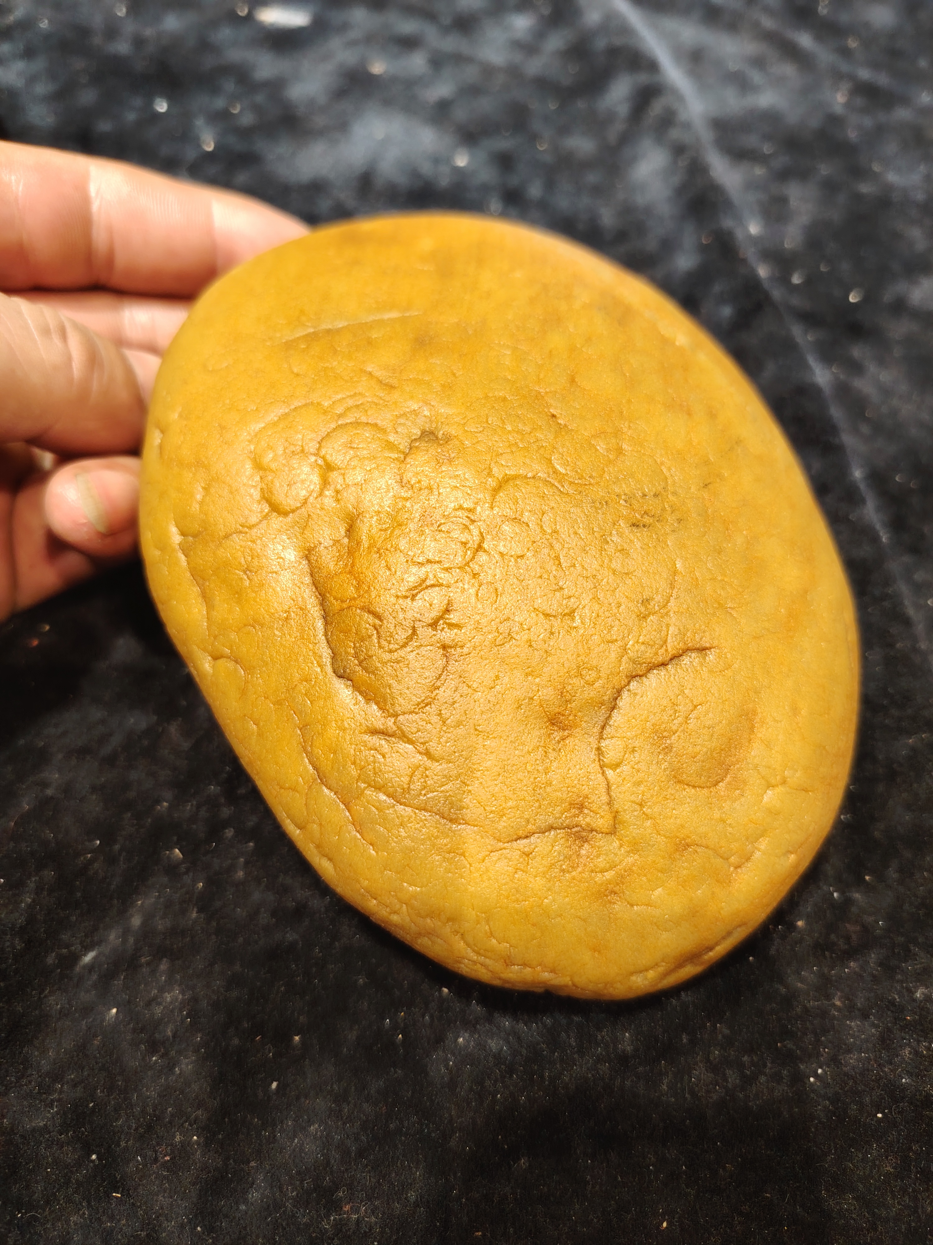 天然原石黄河石黄皮