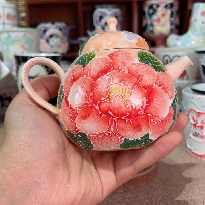 摆件景德镇陶瓷壶