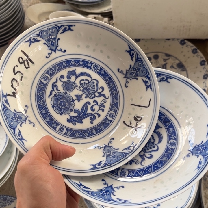 陶碗景德镇高温细白瓷餐具