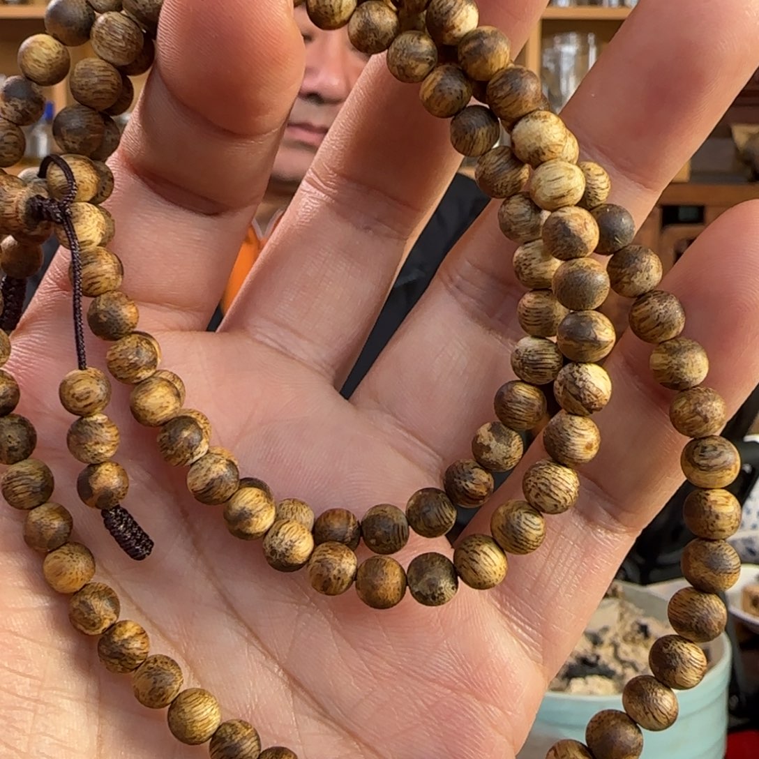 沉香手串奇楠花奇楠油勺子8克