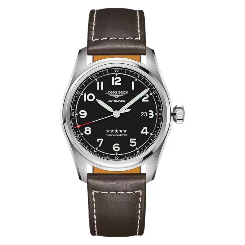 99新 Longines/浪琴 L3.811.4.53.0/先行者五星上将/表径42