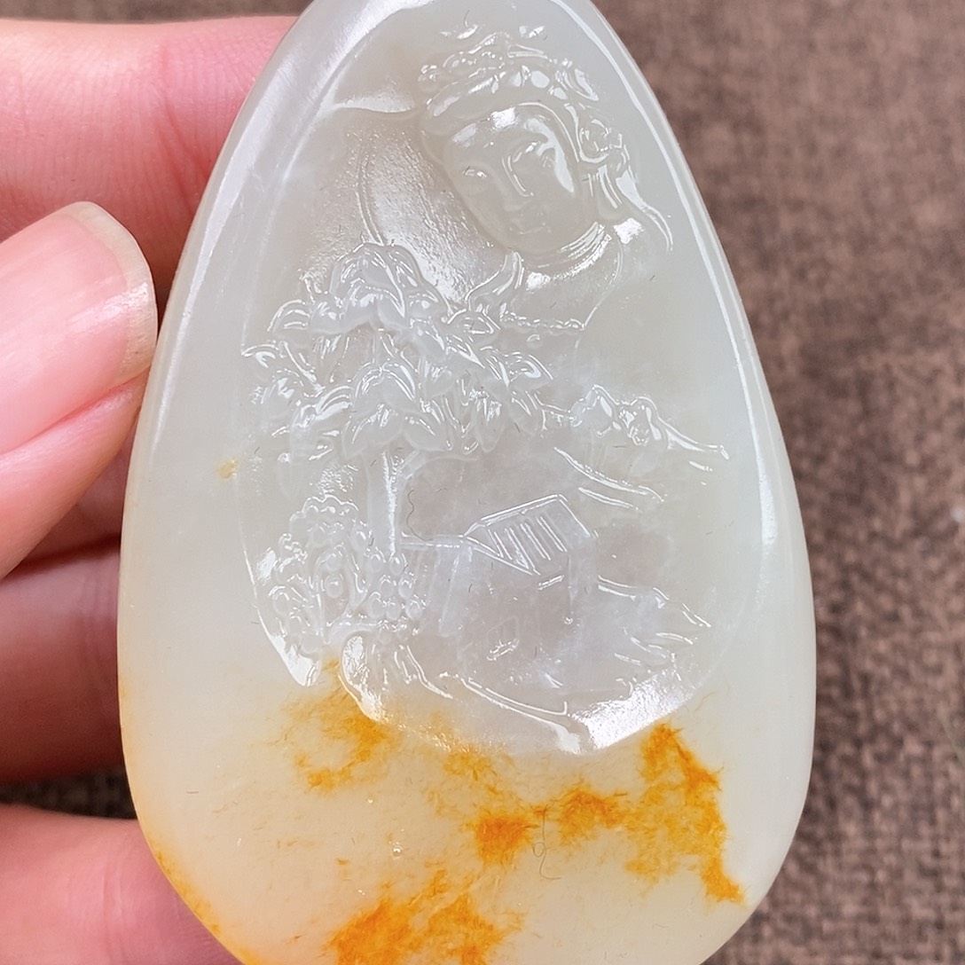 和田玉挂件未镶嵌