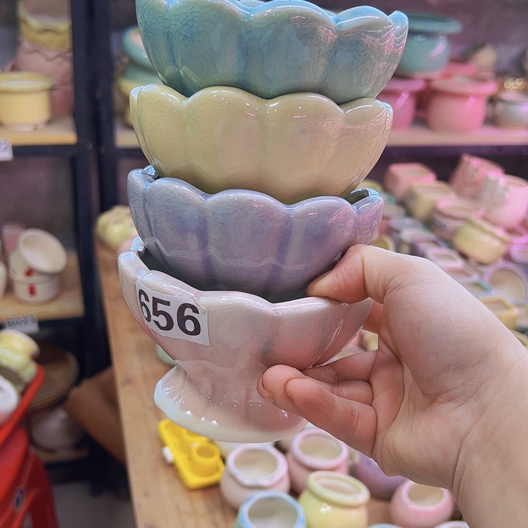 陶瓷花盆当场凑满12包邮