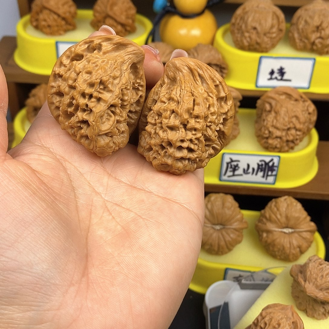 核桃半壁 文玩/木作/... 文玩把件