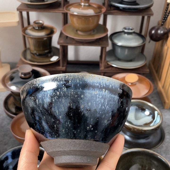 茶盏乌金点茶建盏