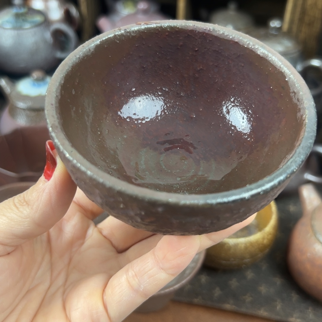 柴烧柴烧茶器主人杯