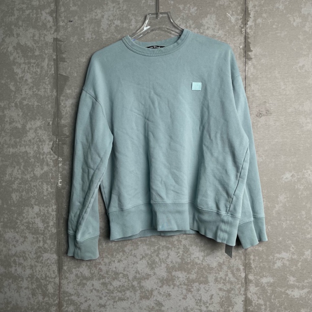 未使用 WE11 DONE XS*1/Acne Studios/蓝色纯色圆领卫衣/17855/JP