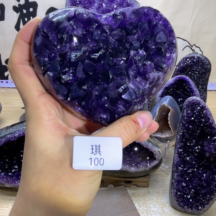 未镶嵌珠宝半成品紫晶