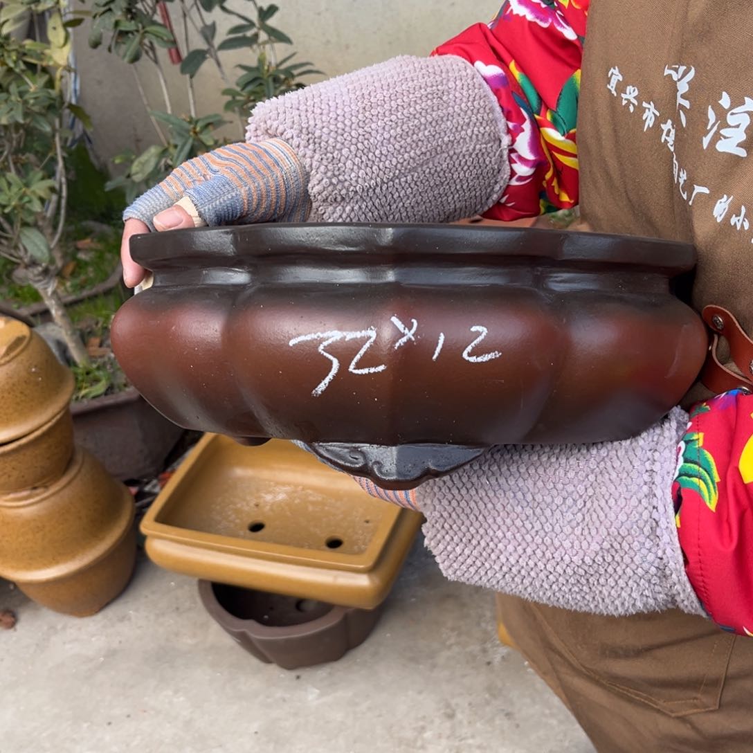 紫砂花盆盆景艺术