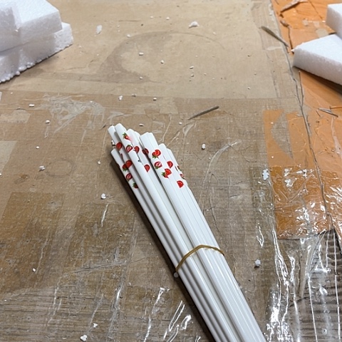 微瑕，不能明火，10双筷子，草莓