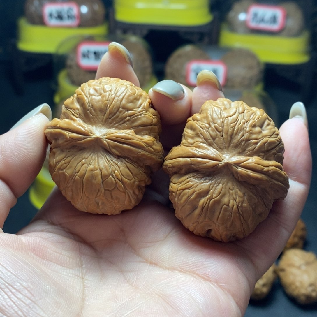 文玩核桃把件9号元宝44尺