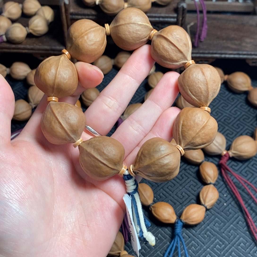 橄榄核手串/手链2326梅林铁三花橄榄核