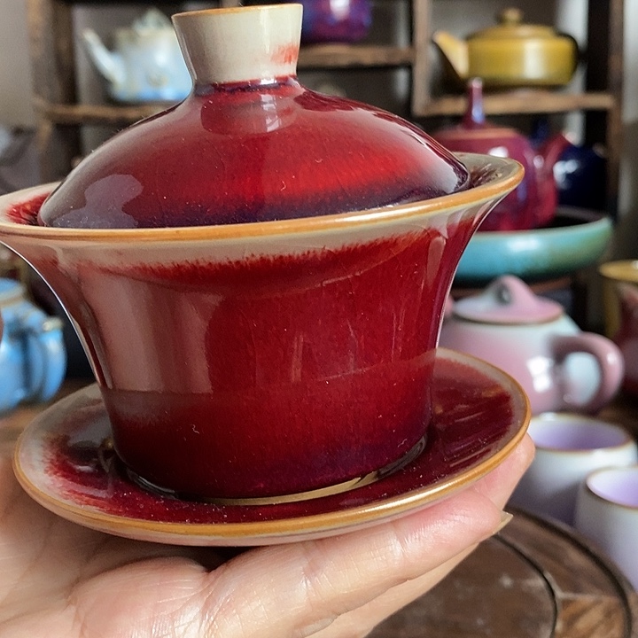 中国神后钧瓷茶具