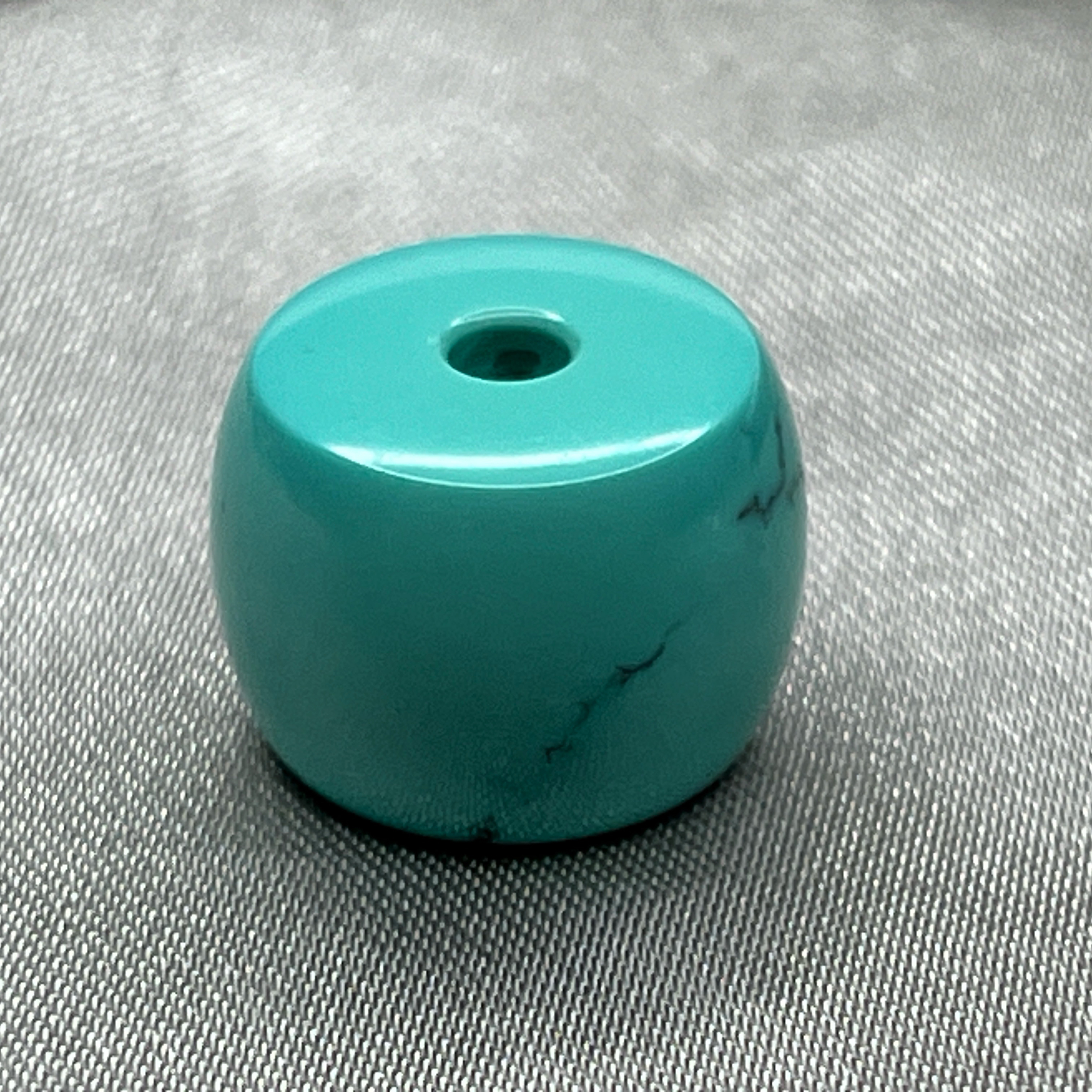 高品质绿松志强，尺寸13.6x10.1mm重3.37克