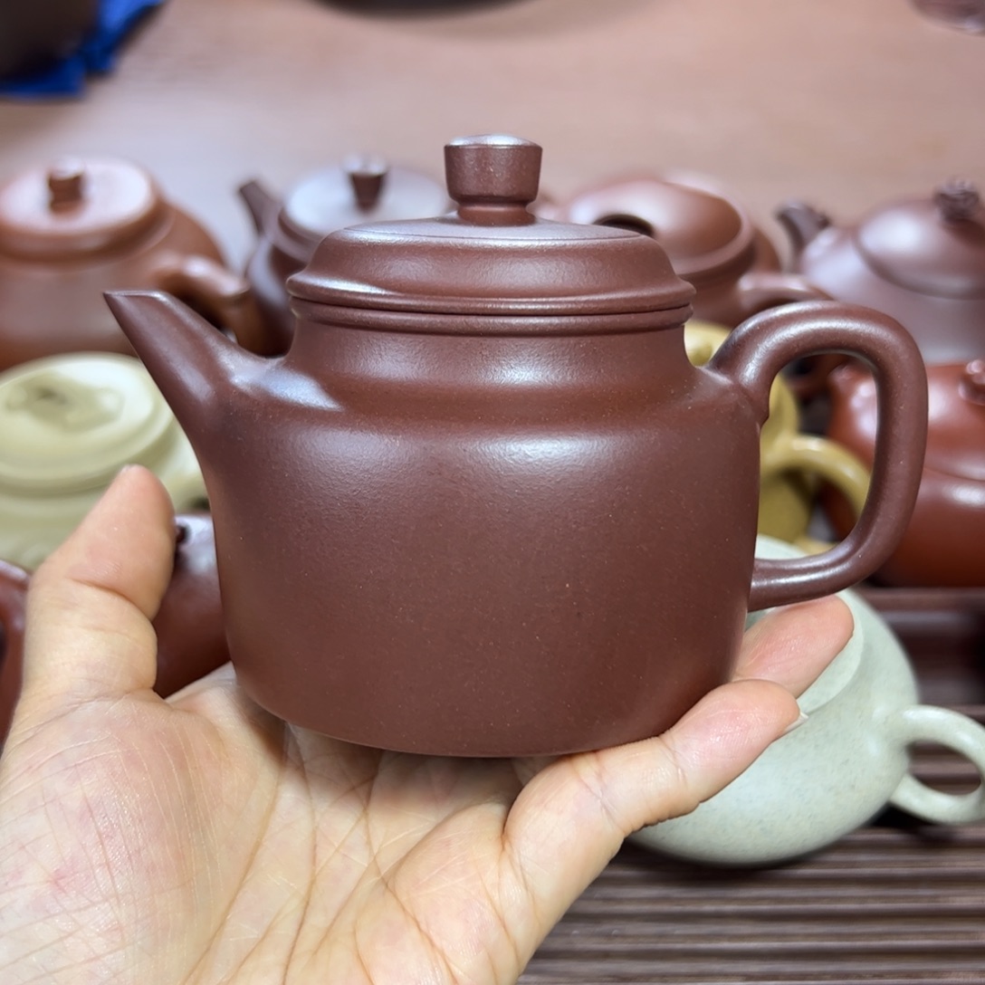 茶壶紫泥龙血砂 敛流德钟 230cc