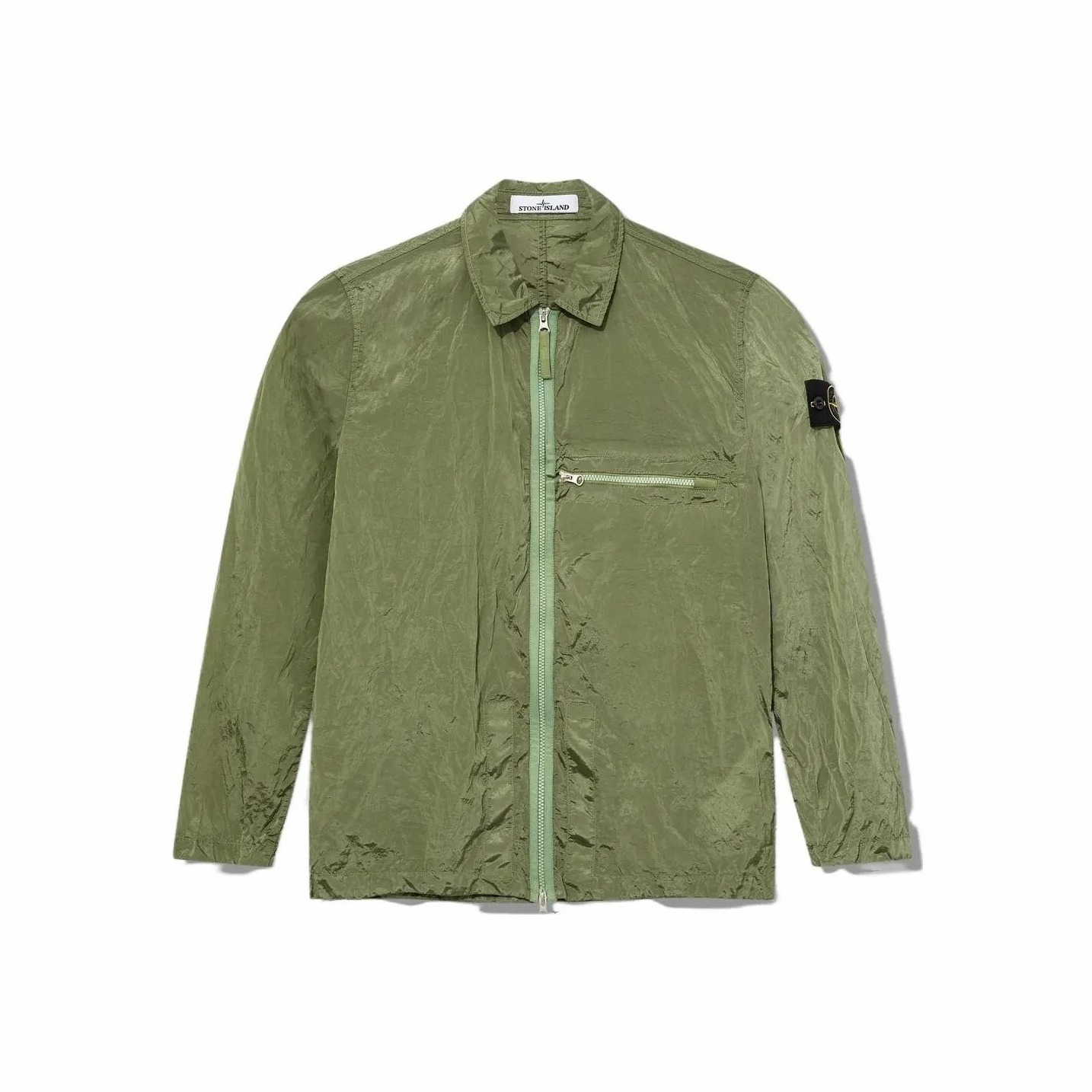 Stone island石头岛/08415/23ss 水草色 金属尼龙外套 全新 M码