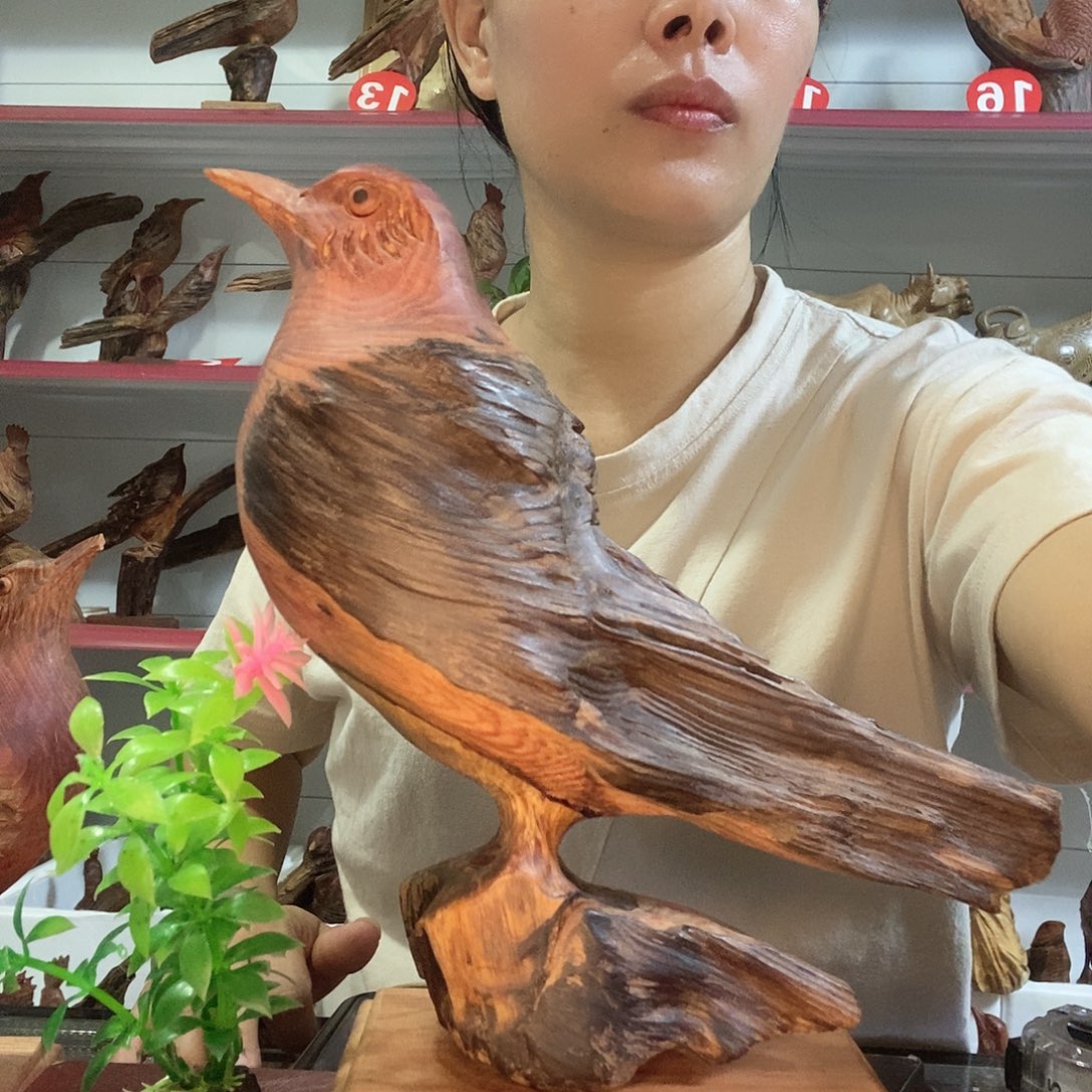 用***8松木琥珀木自然精美摆件