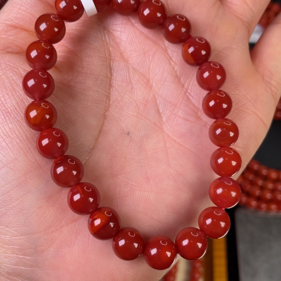 【闪购商品】未镶嵌南红玛瑙手链牛血