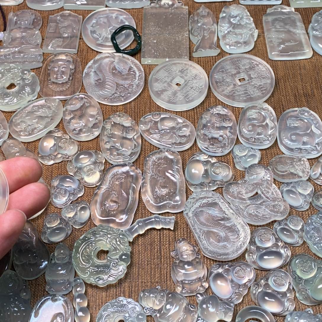 岫玉吊坠(不含链)未镶嵌用****9