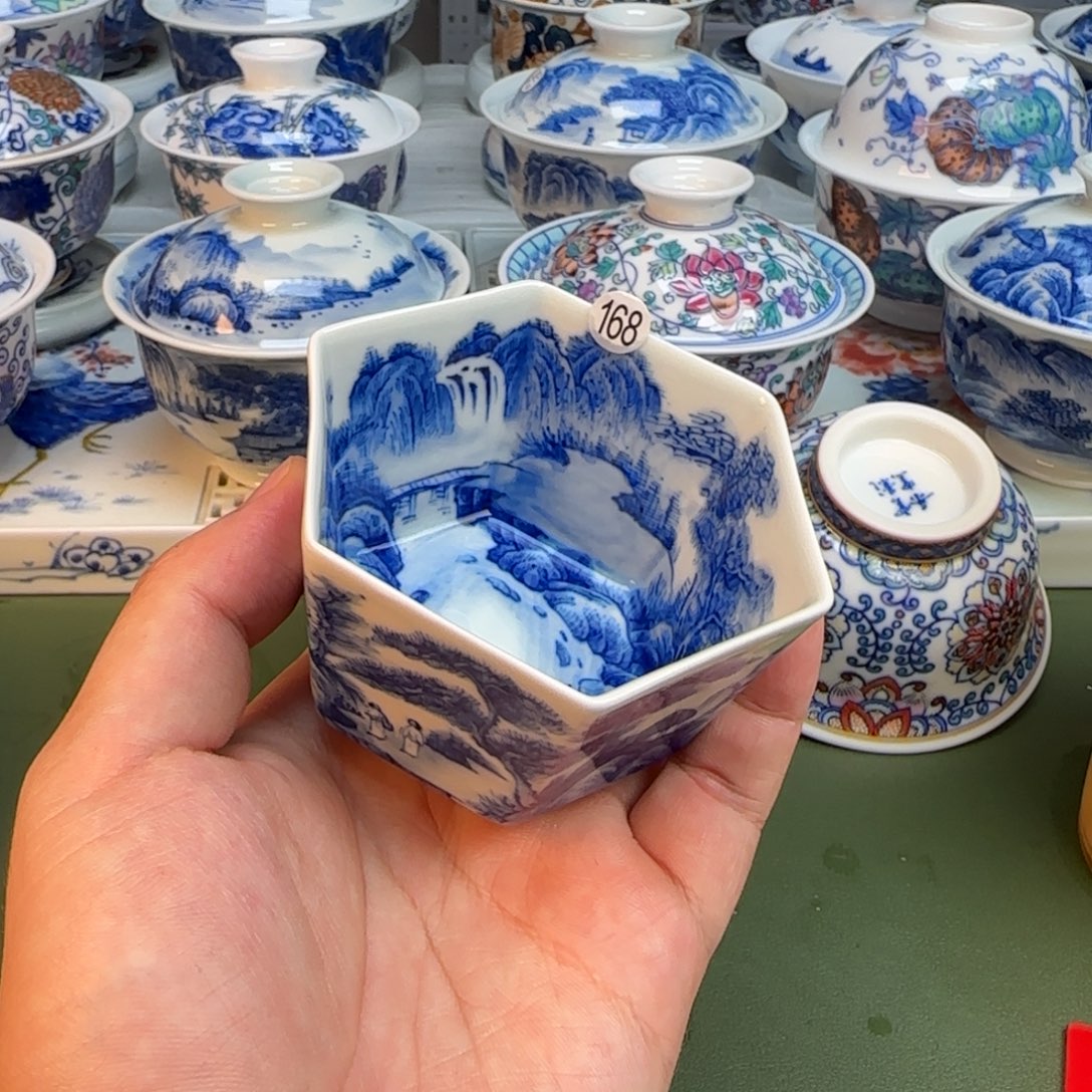 彦祖纯手工手绘茶具168