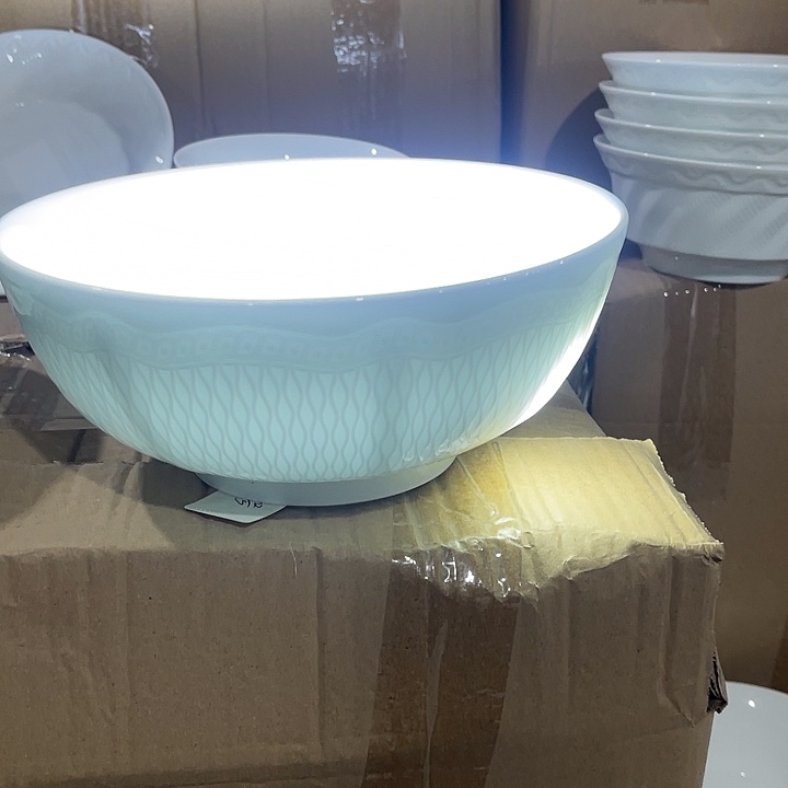 瓷片云梦青瓷9英寸汤碗一个，包邮