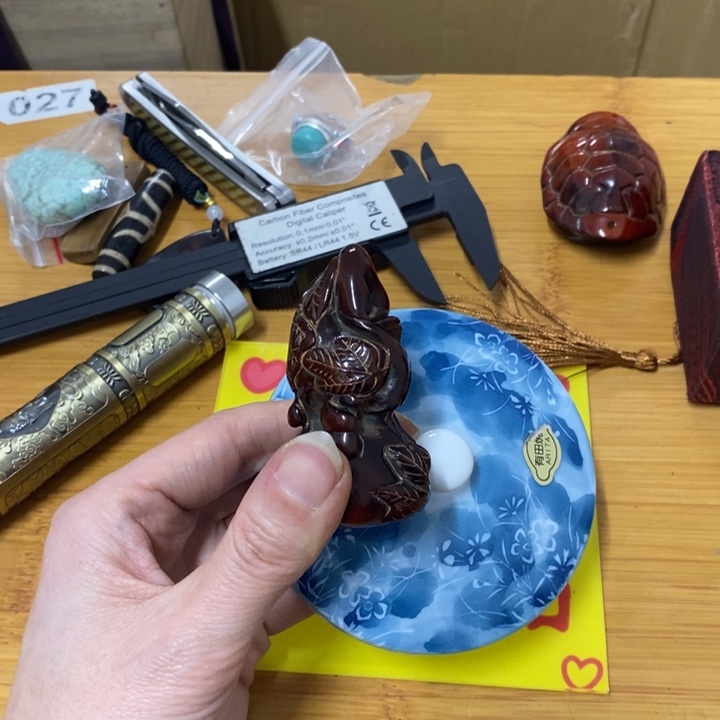 摆件中古工艺品一件