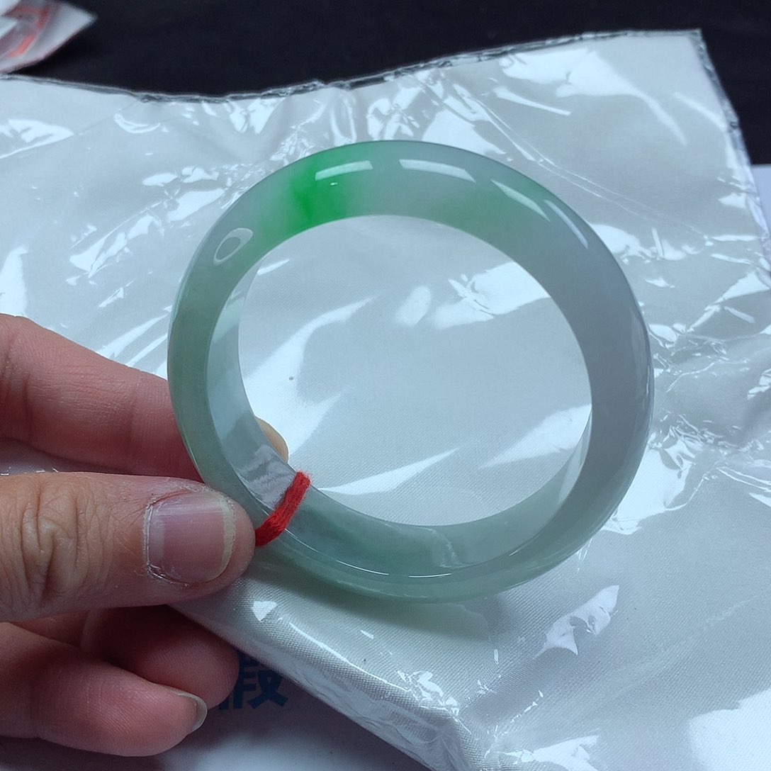 翡翠手镯未镶嵌54正圈