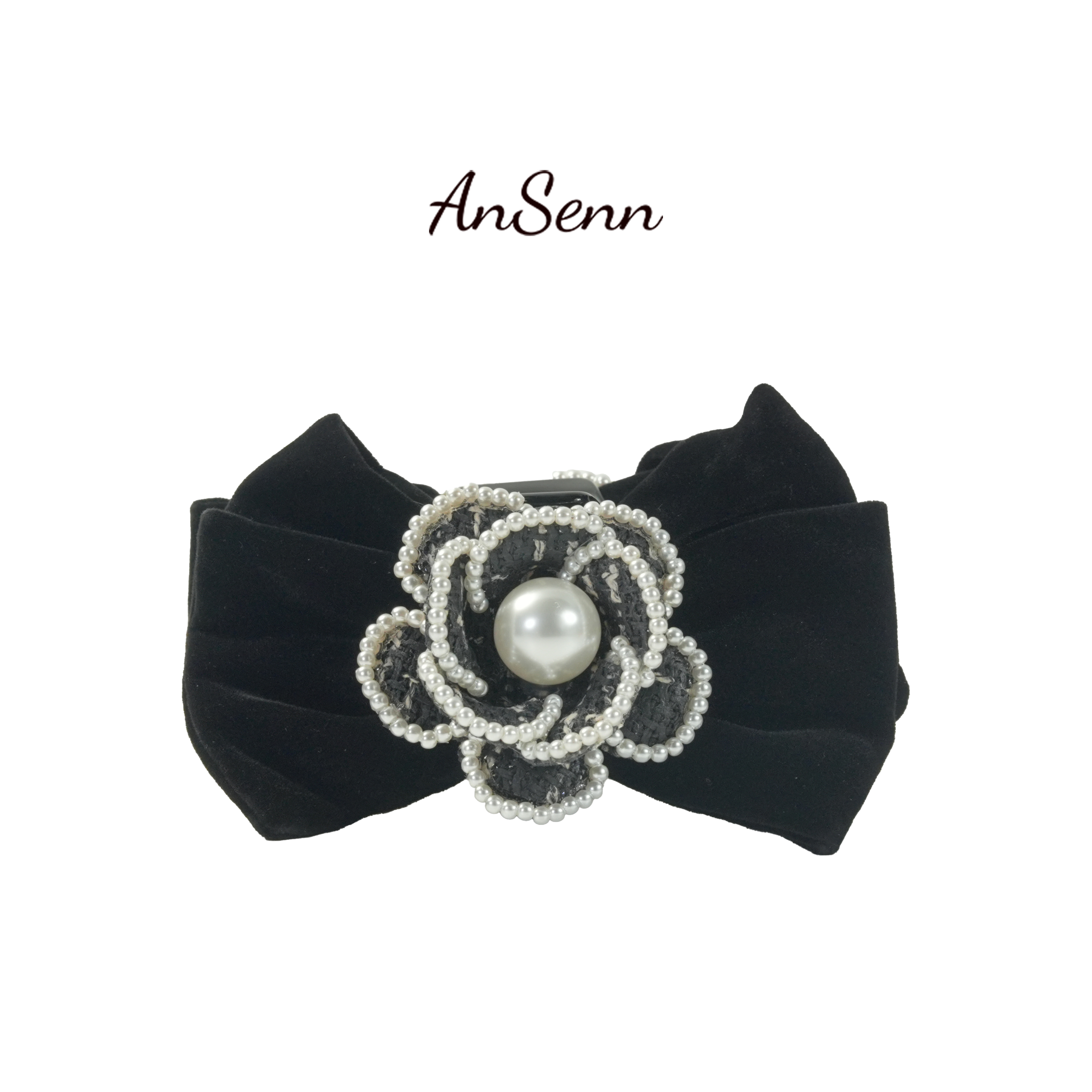 【小魏总珠宝】山茶花抓夹-4cm