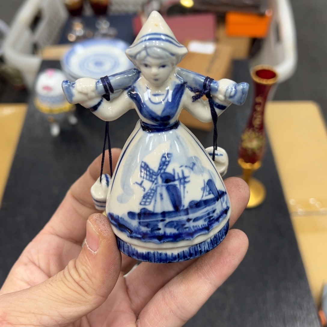 陶瓷日本中古工艺品摆件