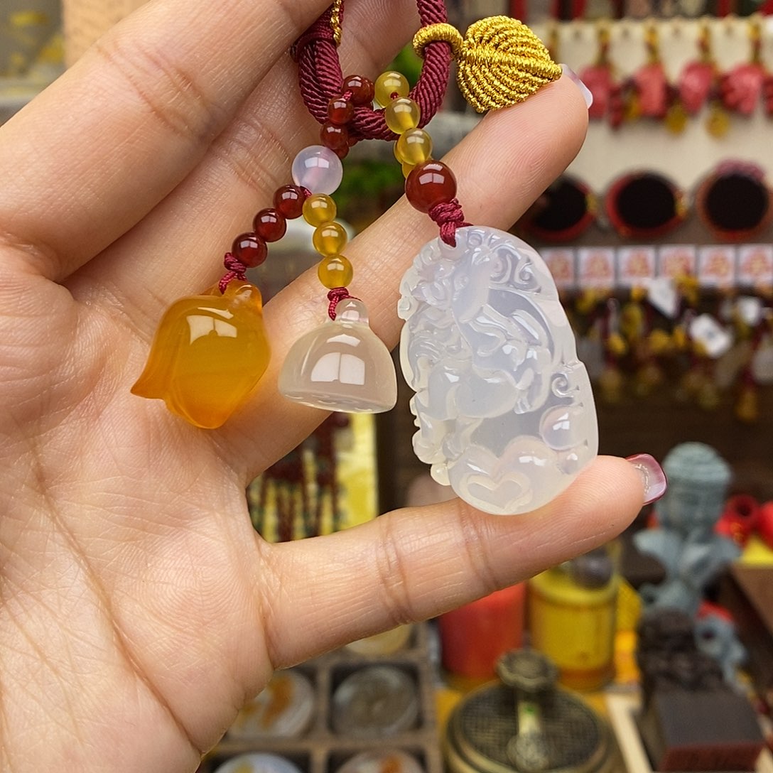 玛瑙车挂未镶嵌马45555569