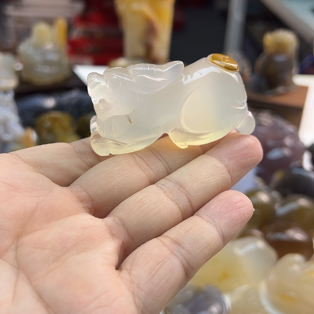 玛瑙/玉髓未镶嵌吊坠(不含链)