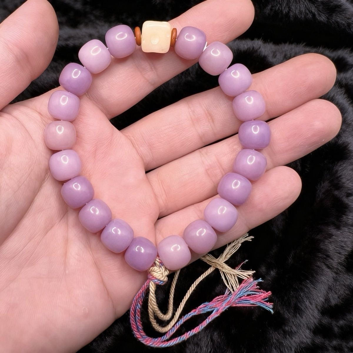 树王冰种紫韵菩提根手串绕指柔手串手链女