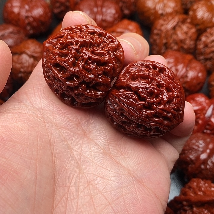 猴头核桃吊坠水龙纹