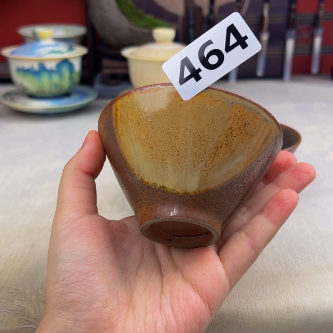 杯纯手工柴烧主人杯